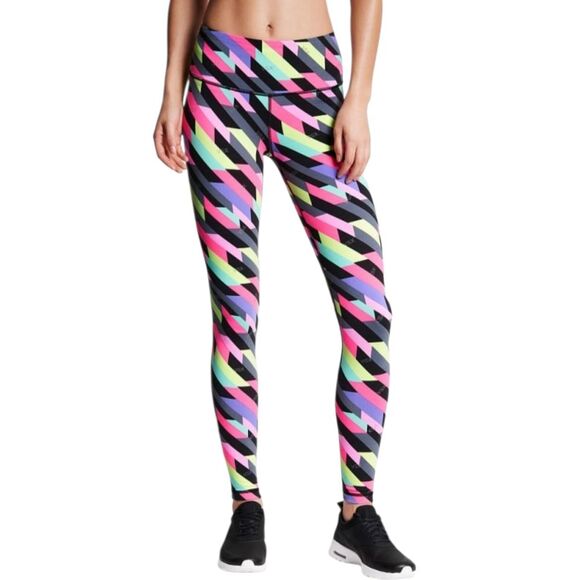 Victoria’s Secret Knockout Neon Pattern Leggings Women’s Size S - Picture 1 of 7